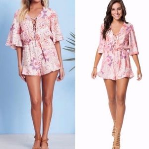 NWT Lovers + Friends Epiphany Paisley Romper